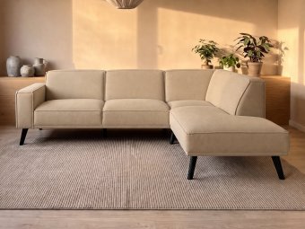 Hoekbank Den Haag in beige – kleurimpressie