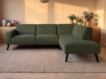 Hoekbank Den Haag in groen – kleurimpressie