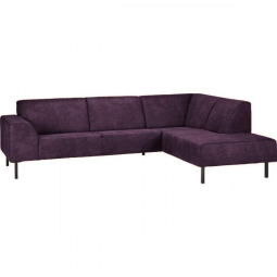 Paarse hoekbank Maastricht 275cm – A-meubel