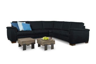 Antraciet hoekbankstel Elsen 231cm – A-meubel
