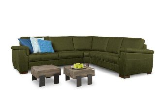 Groene hoekbankstel Elsen 231cm – A-meubel