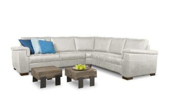 Witte hoekbankstel Elsen 231cm – A-meubel