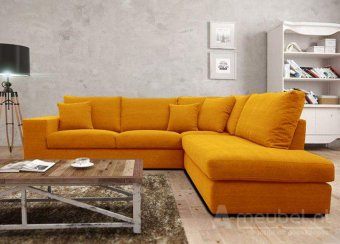 Gele hoekbank Gouda 250cm – A-meubel