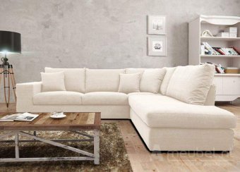 Witte hoekbank Gouda 250cm – A-meubel
