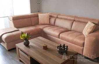 Beige hoekbank Harderwijk 254cm – A-meubel
