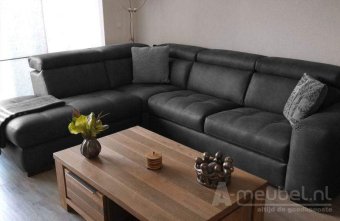 Grijze hoekbank Harderwijk 254cm – A-meubel