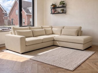 Hoekbank Ijsselstein Express in beige – kleurimpressie