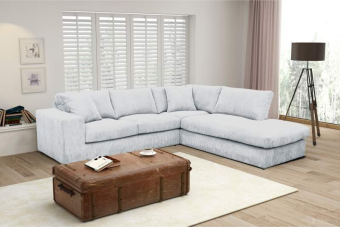 Witte hoekbank Lelystad 246cm – A-meubel