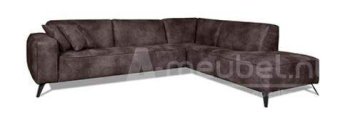 Bruine hoekbank Lent 255cm – A-meubel