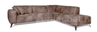 Taupe hoekbank Lent 255cm – A-meubel