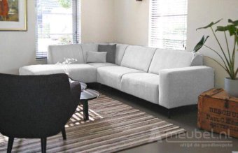 Witte hoekbank Maarssen 255cm – A-meubel
