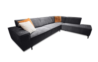Antraciet hoekbank Heerlen 255cm – A-meubel