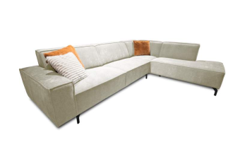 Creme hoekbank Heerlen 255cm – A-meubel