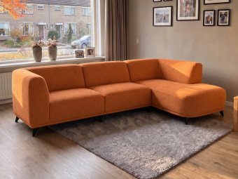 Hoekbank Niehove in oranje – kleurimpressie