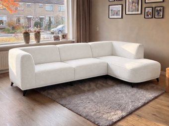 Hoekbank Niehove in wit – kleurimpressie
