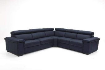 Blauwe Oostvoorne Hoekbank 246cm – A-meubel