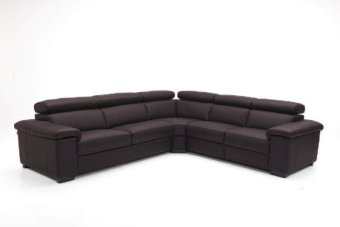 Bruine Oostvoorne Hoekbank 262cm – A-meubel