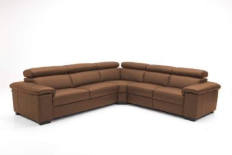 Cognac Oostvoorne Hoekbank 262cm – A-meubel