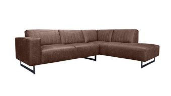 Bruine hoekbank Scherpenisse 251cm – A-meubel