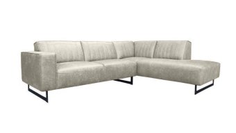 Creme hoekbank Scherpenisse 251cm – A-meubel