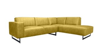 Gele hoekbank Scherpenisse 251cm – A-meubel