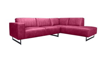 Roze hoekbank Scherpenisse 251cm – A-meubel