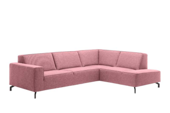 Roze hoekbank Ter Aar 269cm – A-meubel