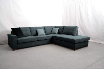 Antraciet hoekbank Frederiksoord 170cm – A-meubel
