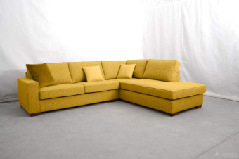 Gele hoekbank Frederiksoord 170cm – A-meubel
