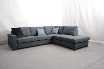 Grijze hoekbank Frederiksoord 170cm – A-meubel