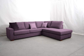 Paarse hoekbank Frederiksoord 170cm – A-meubel