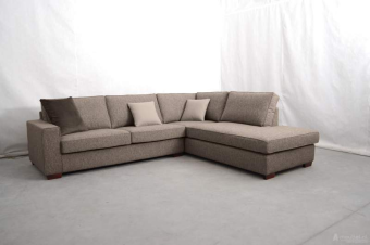 Taupe hoekbank Frederiksoord 170cm – A-meubel