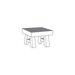 Hoektafel HT1-K Emmen 68cm