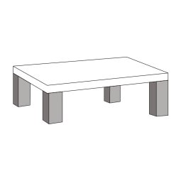 Hoektafel HT2-L Pieterburen 100cm