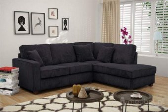Antraciet hoekbank Groningen 231cm – A-meubel