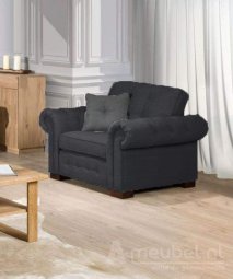 Antraciet fauteuil Groenveld 187cm – A-meubel