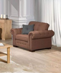 Bruine fauteuil Groenveld 187cm – A-meubel