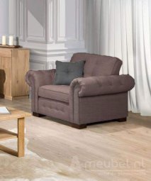 Taupe fauteuil Groenveld 187cm – A-meubel
