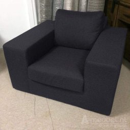 Antraciet fauteuil Lelystad 178cm – A-meubel