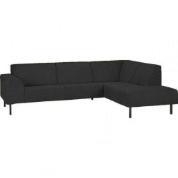 Antraciet hoekbank Maastricht 275cm – A-meubel