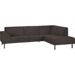 Bruine hoekbank Maastricht 275cm – A-meubel