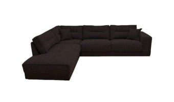 Bruine hoekbank Venray 246cm – A-meubel