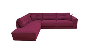 Roze hoekbank Venray 246cm – A-meubel