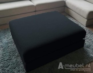 Antraciet hocker Amersfoort Pouffe 103x75cm – A-meubel