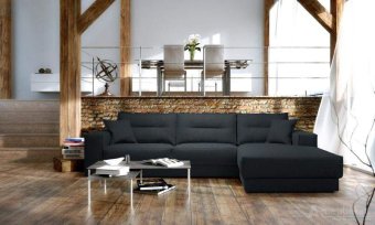 Antraciet loungebank Venray 246cm – A-meubel
