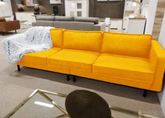 Gele bankstel Westervoort 163cm – A-meubel