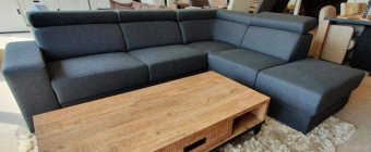 Grijze loungebank Raalte 245cm – A-meubel