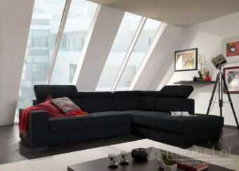 Zwarte hoekbank Raalte 270cm – A-meubel
