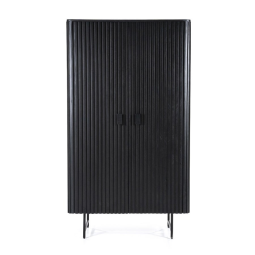 Kabinet Remi 2-deurs. - Zwart - 95667