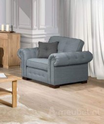 Grijze fauteuil Groenveld 119cm – A-meubel